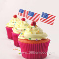 Custom Logo Flags Cocktail Decoration Cake Sticks